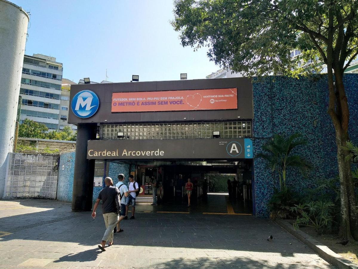 Coração de Copa - Copacabana, metrô, praia e comércio Rio de Janeiro Exterior foto