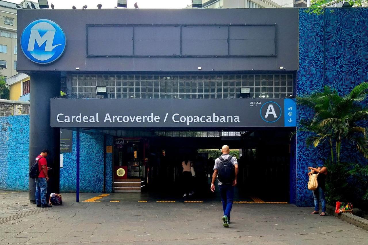 Coração de Copa - Copacabana, metrô, praia e comércio Rio de Janeiro Exterior foto
